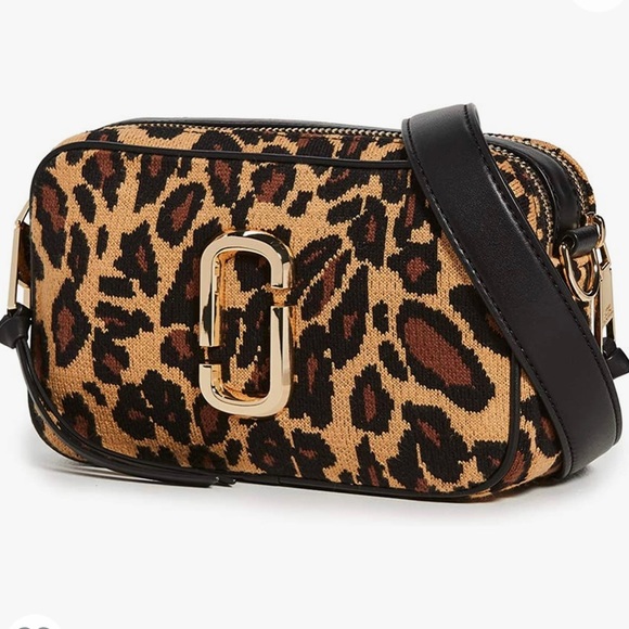 🆕 NIB Marc Jacobs Softshot 21 Leopard camera bag - Picture 1 of 11